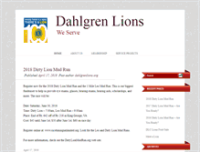 Tablet Screenshot of dahlgrenlions.org